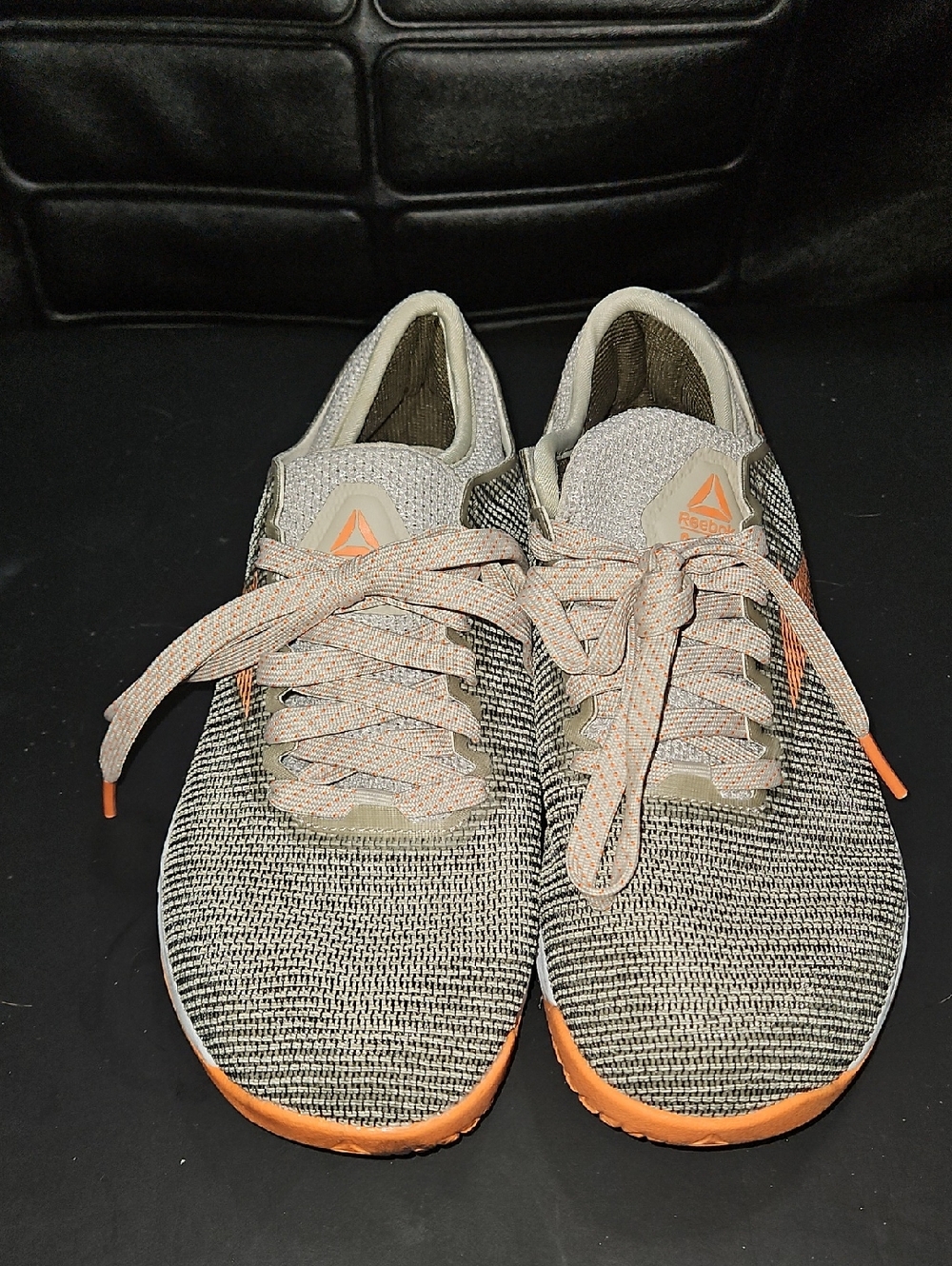 Reebok Gray Nano with Orange Accents